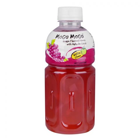 Mogu Mogu Grape Juice Bottle, 320ml