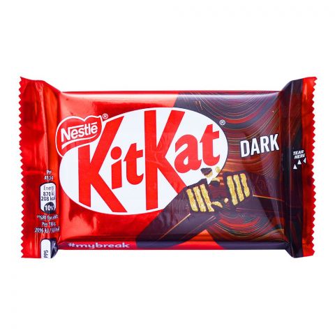 Kit Kat 4-Fingers Dark Chocolate Bar, United Kingdom, 41.5g