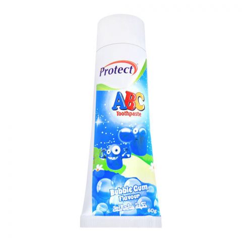 Protect ABC Toothpaste, Bubble Gum Flavour, 60g