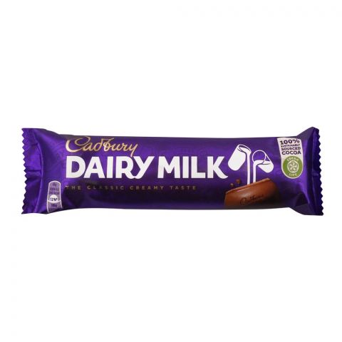 Cadbury Dairy Milk Chocolate, The Classic Creamy Taste, 45g (Imported)