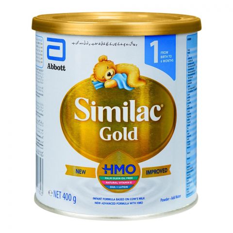 Similac Gold Stage-1 From Birth To 6 Months, 400g