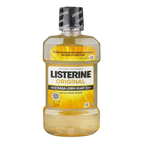 Listerine Original Antiseptic Mouth Wash, Indonesia, 250ml