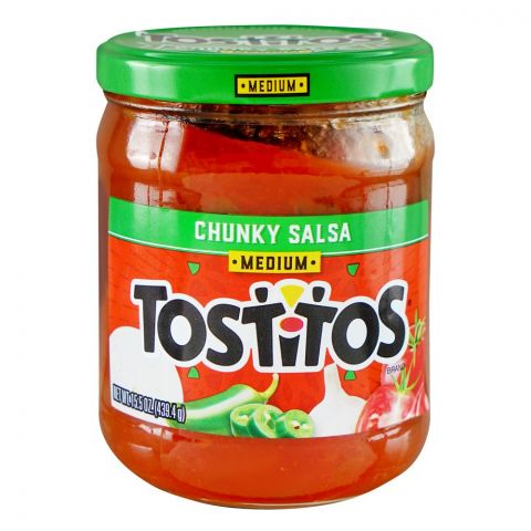 Tostitos Chunky Salsa, Medium, 439.4g