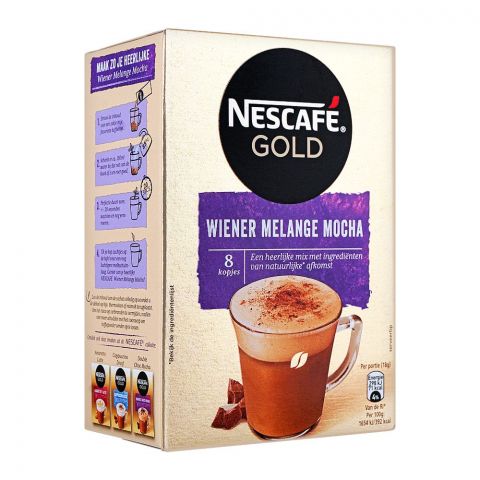 Nescafe Gold Wiener Melange Mocha 8 x 18g