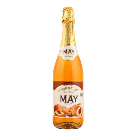 May Gold Peach Sparkling Juice, 750ml