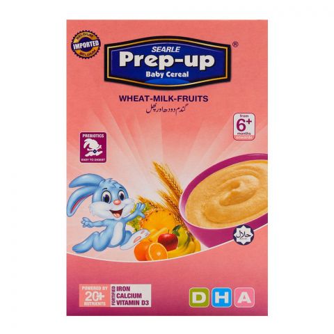 Prep-Up Baby Cereal Wheat Milk & Fruits 175gm
