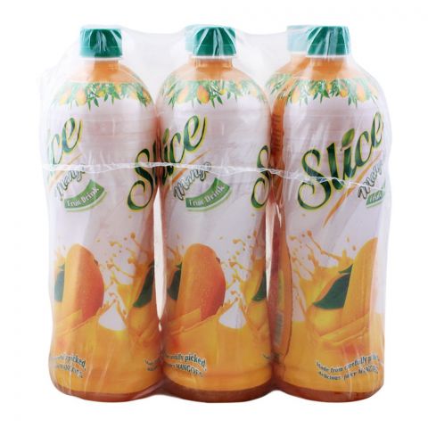Slice Mango Juice 1ltr Bottle, 6 Pieces