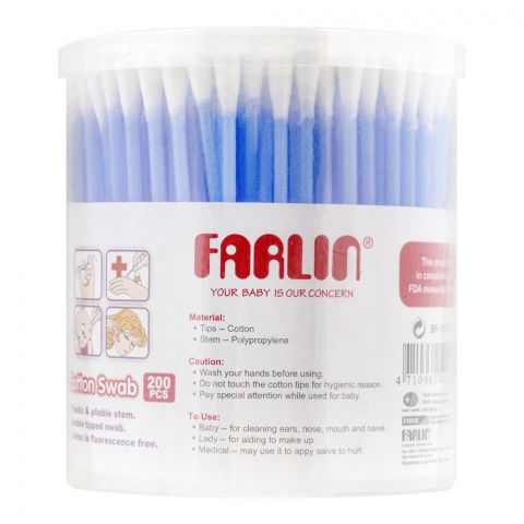 Farlin Cotton Buds, 200-Pack, BF-113-2
