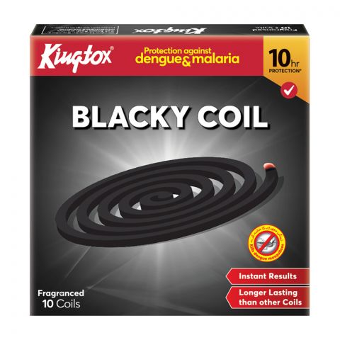 Kingtox Blacky Mosquito Repellant Coil, 10-Pack