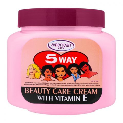 American Care 5 Way Beauty Care Cream with Vitamin E, 500g
