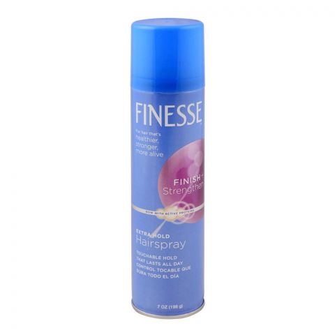 Finesse Finish + Strengthen Extra Hold Hair Spray, 198g
