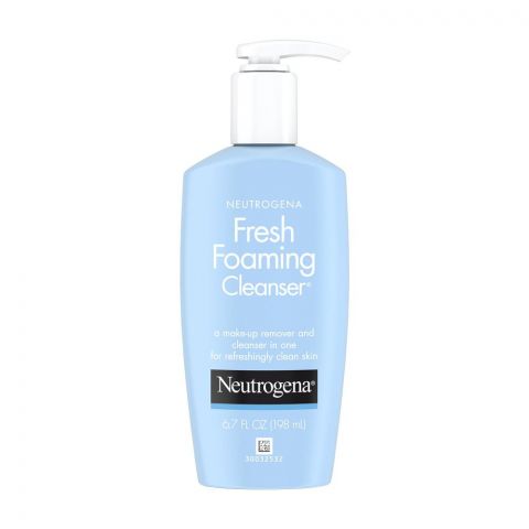 Neutrogena Fresh Foaming Cleanser And Makeup Remover, 198ml