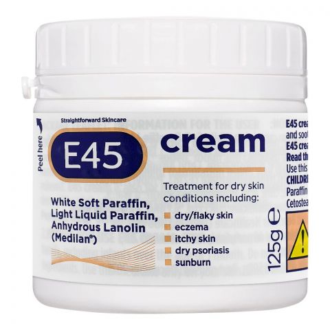 E-45 Dry Skin Cream, For Dry Skin, 125g