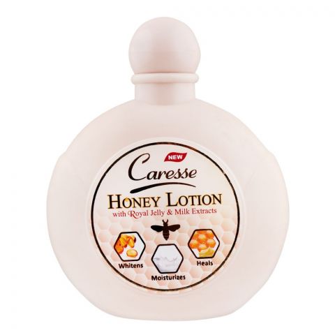 Caresse Royal Jelly & Milk Extract Honey Lotion, 220ml
