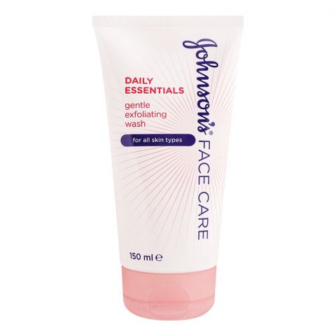Johnson's Face Care Gentle Exfoliating Face Wash, For All Skin Types, 150ml