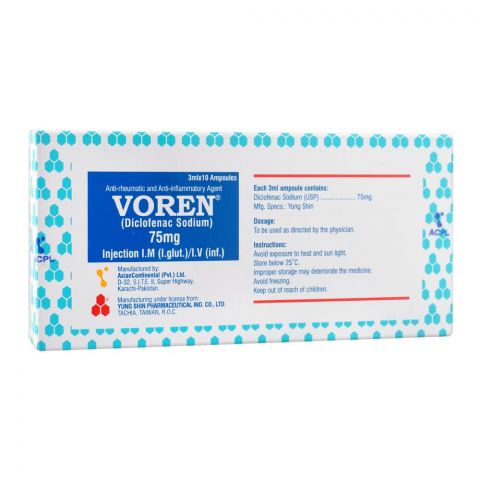 AsianContinental Voren Injection, 75mg (Loose)