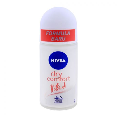 Nivea Dry Comfort Roll On Deodorant, 50ml