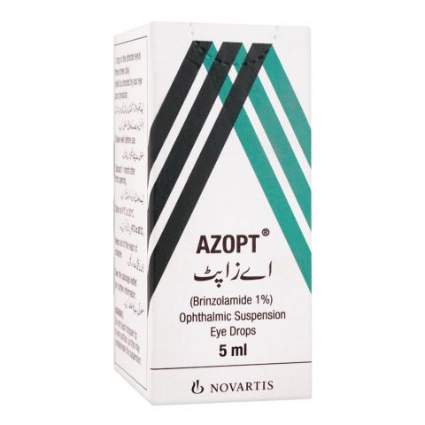 Novartis Pharmaceuticals Azopt Ophthalmic Solution Eye Drops, 5ml
