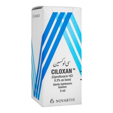 Novartis Pharmaceuticals Ciloxan Ophthalmic Solution, 5ml