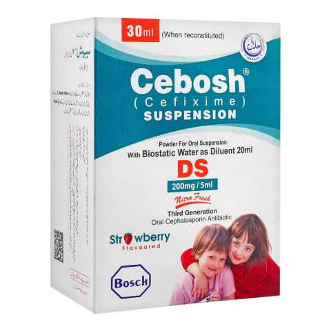 Bosch Pharmaceuticals Cebosh DS Suspension, 200mg/5ml, 30ml