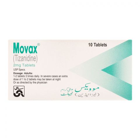 Sami Pharmaceuticals Movax Tablet, 2mg, 10-Pack