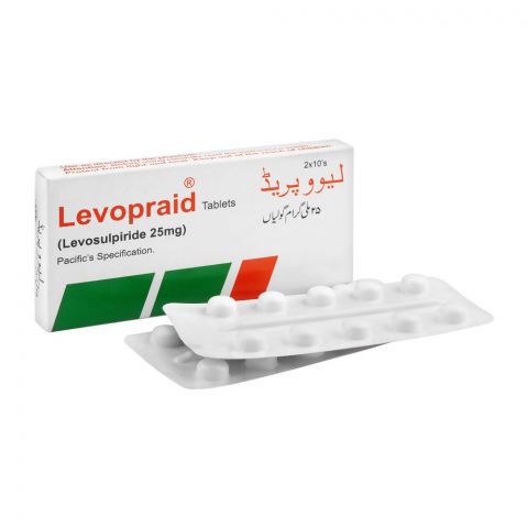 Pacific Pharmaceuticals Levopraid Tablet, 25mg, 20-Pack