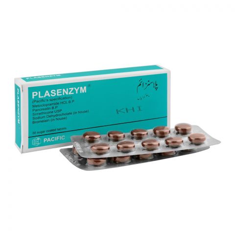 Pacific Pharmaceuticals Plasenzym Tablet, 30-Pack