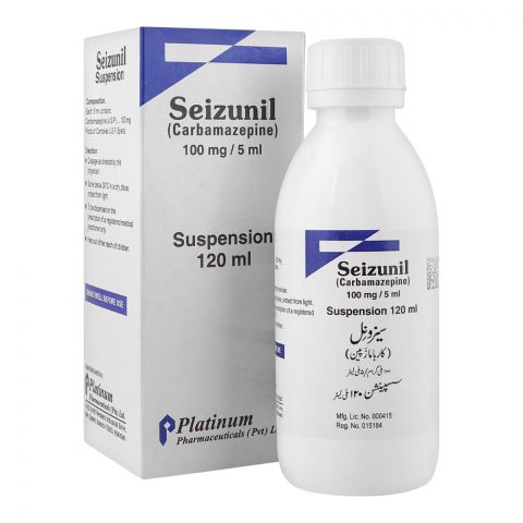 Platinum Pharmaceuticals Seizunil Suspension, 100mg/5ml, 120ml