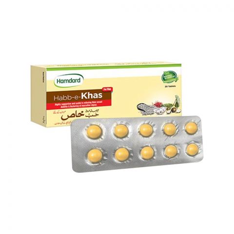 Hamdard Habb-E-Khas, 20 Tablets