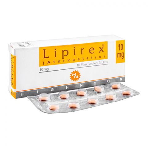 Highnoon Laboratories Lipirex Tablet, 10mg, 10-Pack