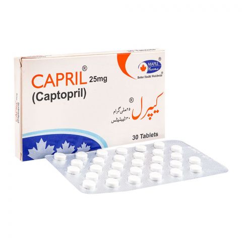 Maple Pharma Capril Tablet, 25mg, 30-Pack