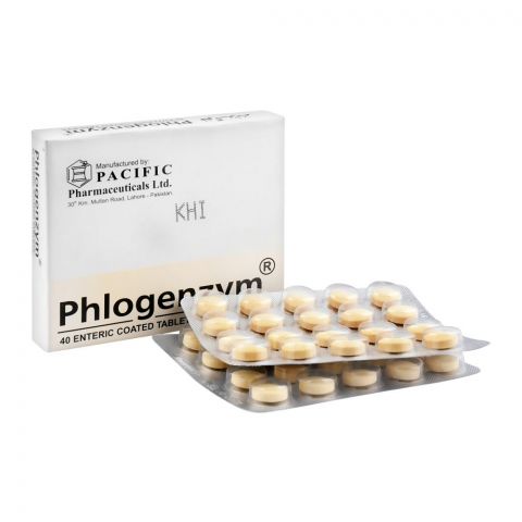 Pacific Pharmaceuticals Phlogenzym Tablet, 40-Pack