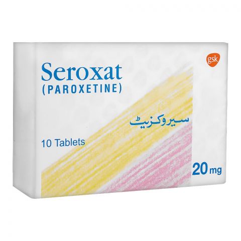 GSK Seroxat Tablet, 20mg, 10-Pack
