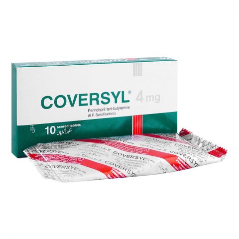 Servier Pharmaceuticals Coversyl Tablet, 4mg, 10-Pack