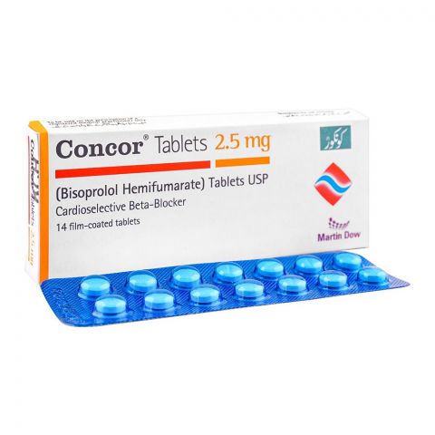 Martin Dow Concor Tablet, 2.5mg, 14-Pack