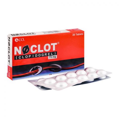 CCL Pharmaceuticals Noclot Tablet, 75mg, 20-Pack