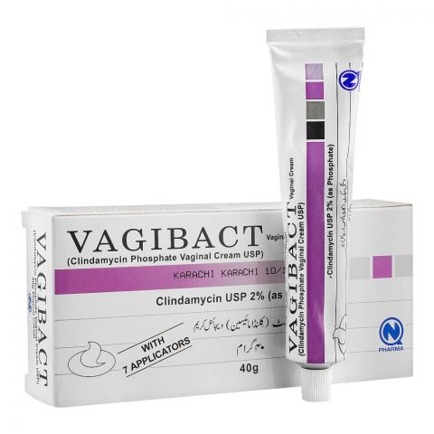 NabiQasim Vagibact Cream, With 7 Applicators, 40g
