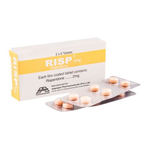 Adamjee Pharmaceuticals Risp Tablet, 2mg, 12-Pack