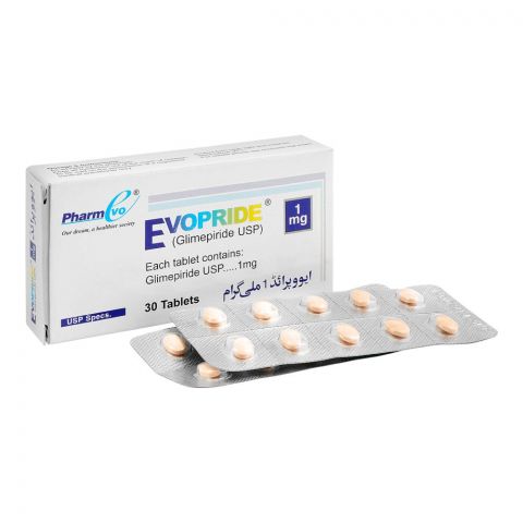 PharmEvo Evopride Tablet, 1mg, 30-Pack