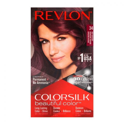 Revlon Colorsilk Deep Burgundy Hair Color 34