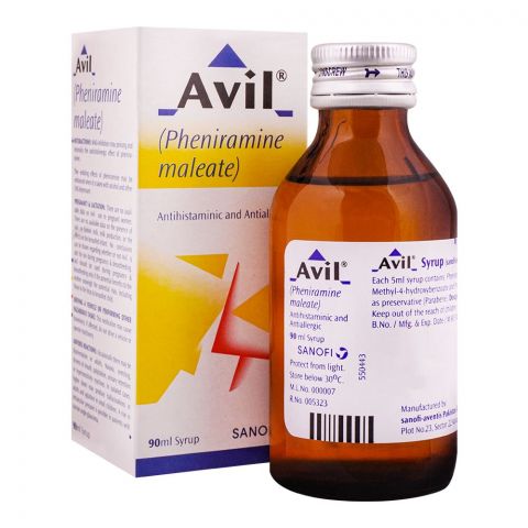 Sanofi-Aventis Avil Syrup, 90ml