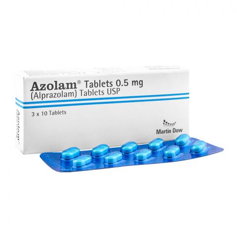Martin Dow Azolam Tablet, 0.5mg, 30-Pack