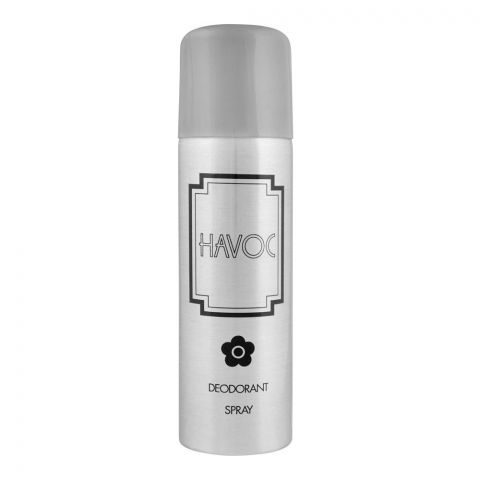 Havoc Silver Deodorant Spray, For Men, 200ml