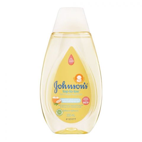 Johnson Top-To-Toe Hair & Body Baby Bath, 200ml