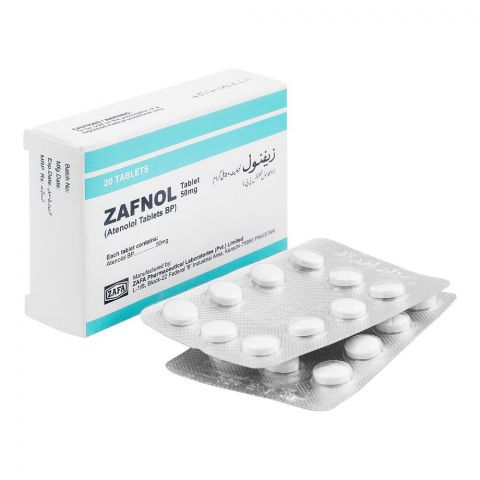 Zafa Pharmaceuticals Zafnol Tablet, 50mg, 20-Pack