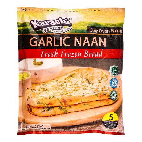 Karachi Delight Garlic Nan 5 Pieces