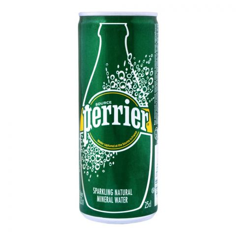 Perrier Sparkling Water Can, 250ml