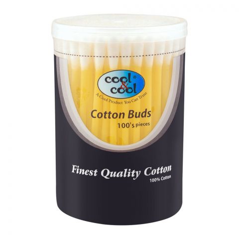 Cool & Cool Cotton Buds, 100-Pack