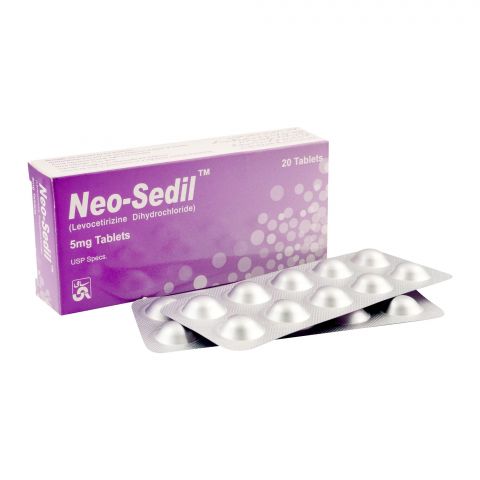 Sami Pharmaceuticals Neo-Sedil Tablet, 5mg, 20-Pack
