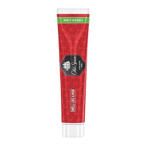 Old Spice Fresh Lime Lather Shaving Cream, 70g